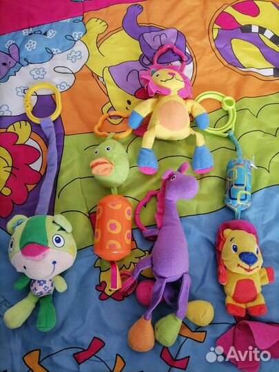 Развивающий коврик Tiny love, Коврик-пазлы, лыжи