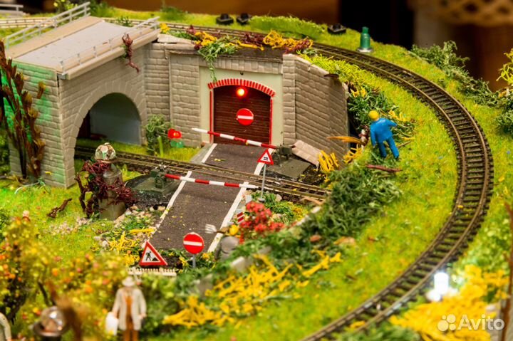 Макет железной дороги 1:220