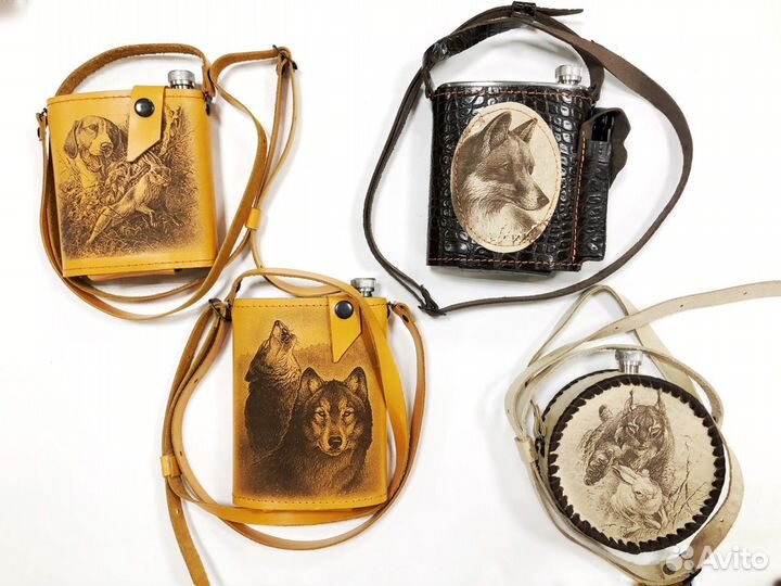 Фляжка в чехле объем 0.5 и 0.7