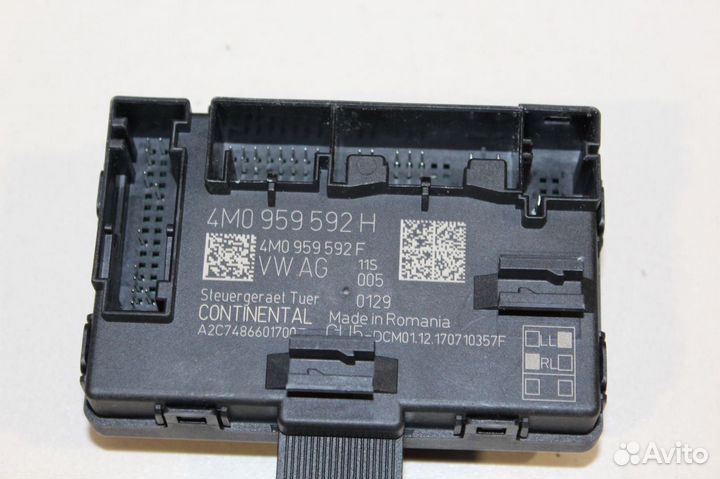 Блок комфорта передней левой двери Audi Q7 4M 2015