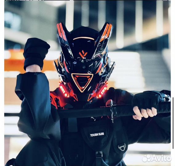 Маска стиль Киберпанк