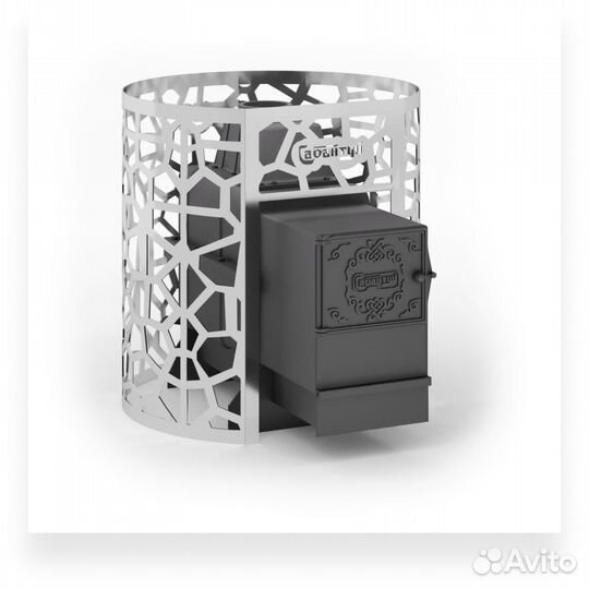 Печь банная Саванна Чугун 16 Сабантуй