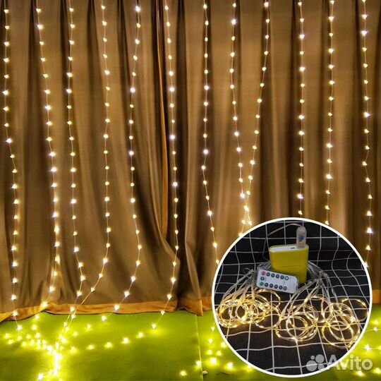 Гирлянда штора