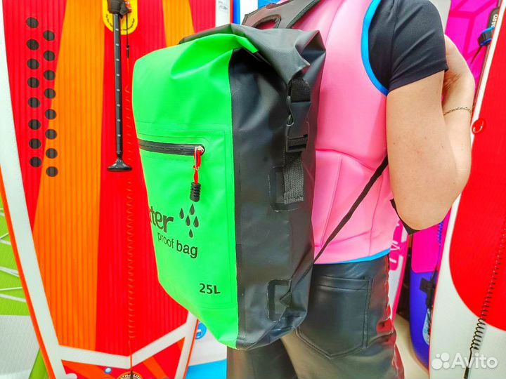 Герморюкзак 25 л водонепроницаемый рюкзак