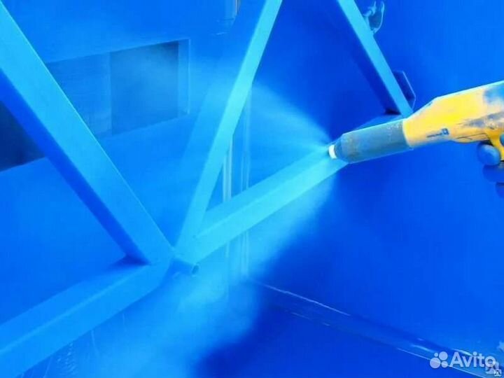 Порошковая покраска камера 7м