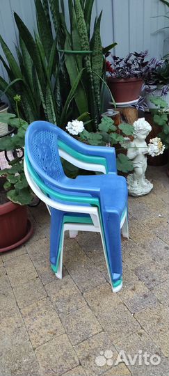 Пластик стульчик детский