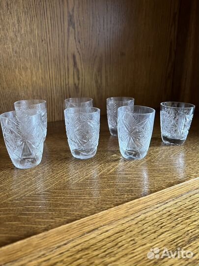 Хрустальные рюмки /фужеры