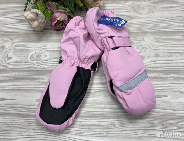 Варежки краги детские зимние