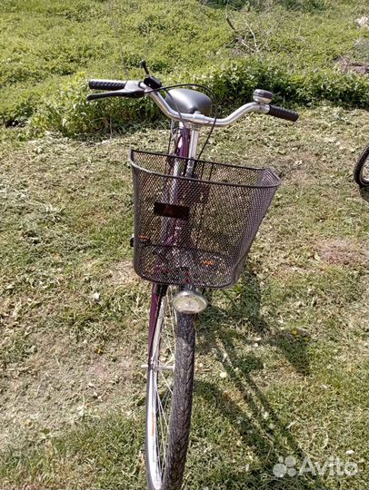 Велосипед взрослый женский с корзиной