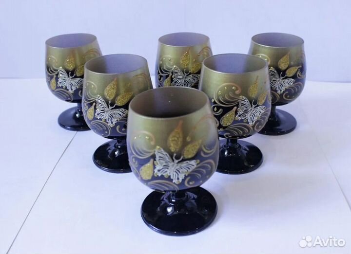 20 век, фужеры, посуда, старина разная