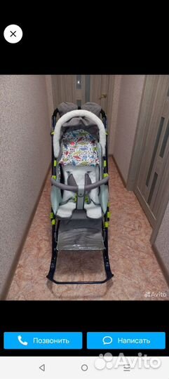 Коляска санки