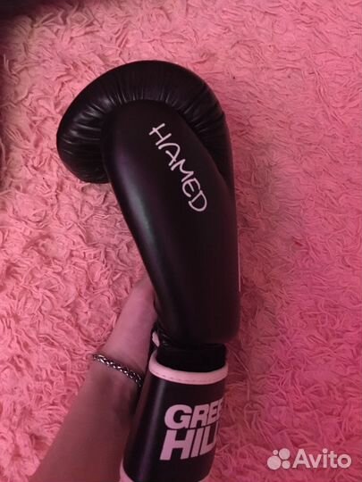 Боксерские перчатки green hill