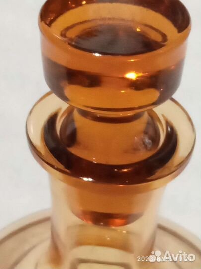 Графин Богемия янтарный