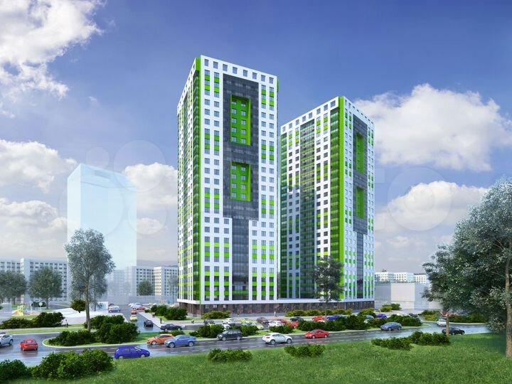 2-к. квартира, 64,5 м², 5/25 эт.