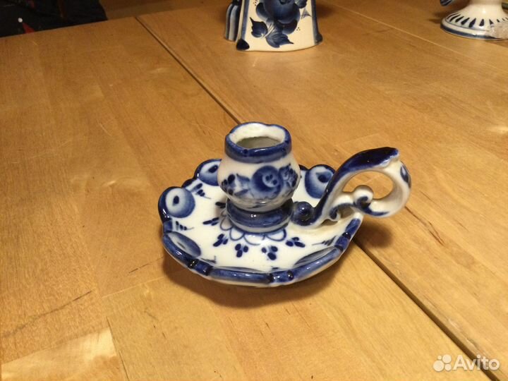Подсвечник Гжель