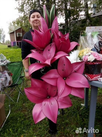 Ростовые цветы Лилии из изолона