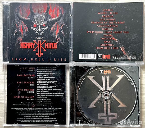 Музыкальные cd диски Kerry King (ex-Slayer) '2024