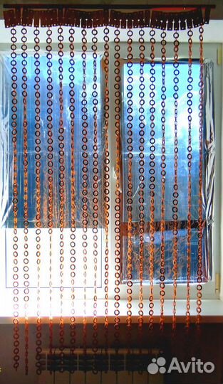 Декоративные шторы из дерева