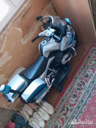 Детский мотоцикл на аккумуляторе бу