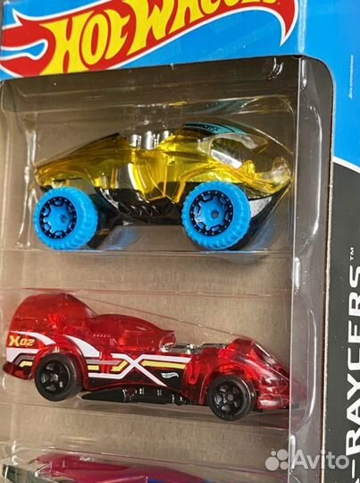 Набор 5 машинок Hot wheels X-Raycers