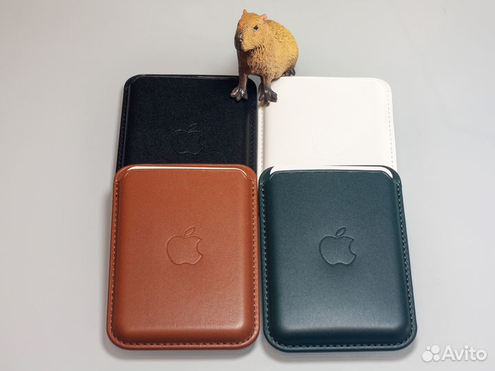 Кожаный Картхолдер на iPhone Apple в ассортименте