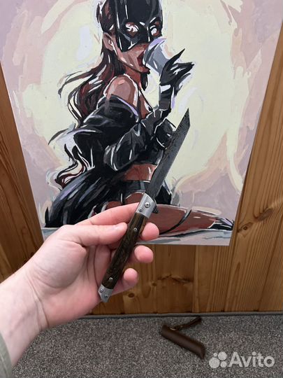 Уникальный акварринт танто