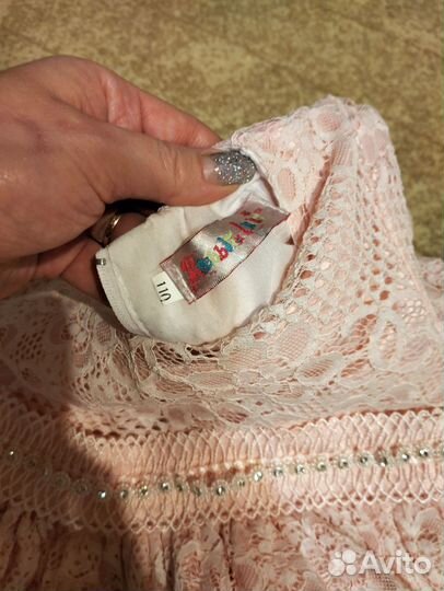 Нарядное платье для девочки 110