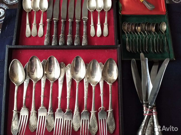 Мельхиор мнц СССР, Каштан, ст. ложки