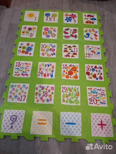 Детский коврик пазл