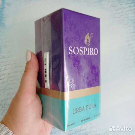 Sospiro erba pura,туалетная вода,Euro