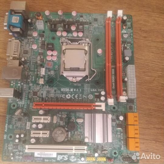 Ecs H55H-M +i3-540
