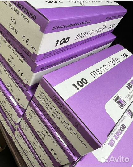 Meso-relle 27G, 30G, 32 G