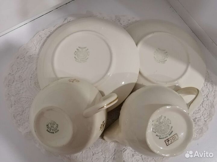 Настенная тарелка, чайная пара. Villeroy&boch