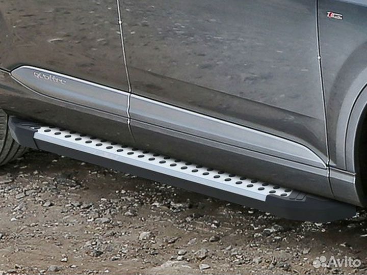 Подножки боковые пороги Mitsubishi Outlander III R