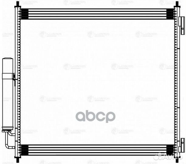 Конденсер land rover range rover 3.0-5.0/3.0D-4