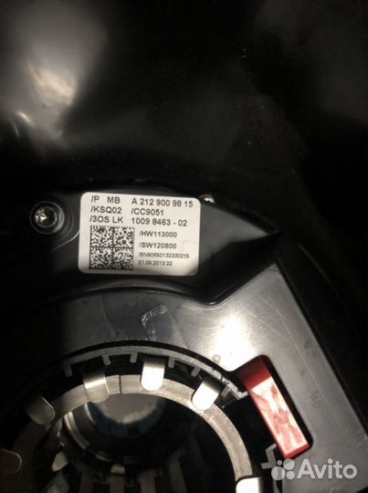 Подрулевой переключатель в сборе Mercedes w212 рес