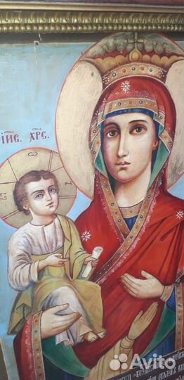 Храмовая Икона.Троеручица.1мх65см