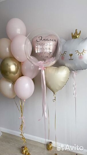 Гелиевые шары и воздушные шарики