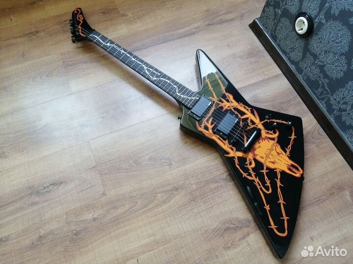 ESP Explorer Custom MX250 Elk Skull James Hetfield