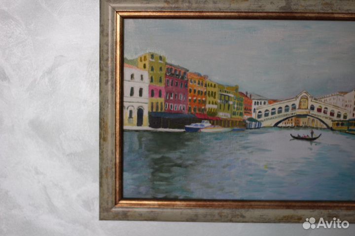 Картина маслом на холсте Венеция
