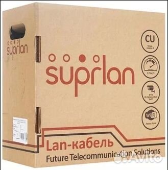 Кабель витая пара Utp 5e медь Suplan Standart 4PR