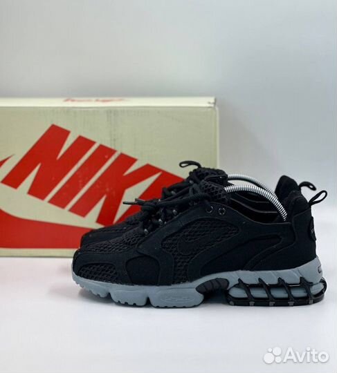 Кросы Nike x Stussy Air Zoom Spiridon Cage 2 Black