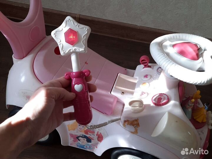 Машинка-каталка дисней свет, звук