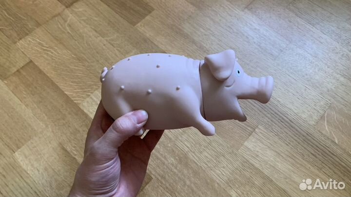 Хрюшка свинья игрушка резиновая