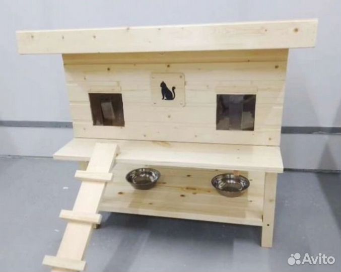 Будка для кошек. Домик для кошек