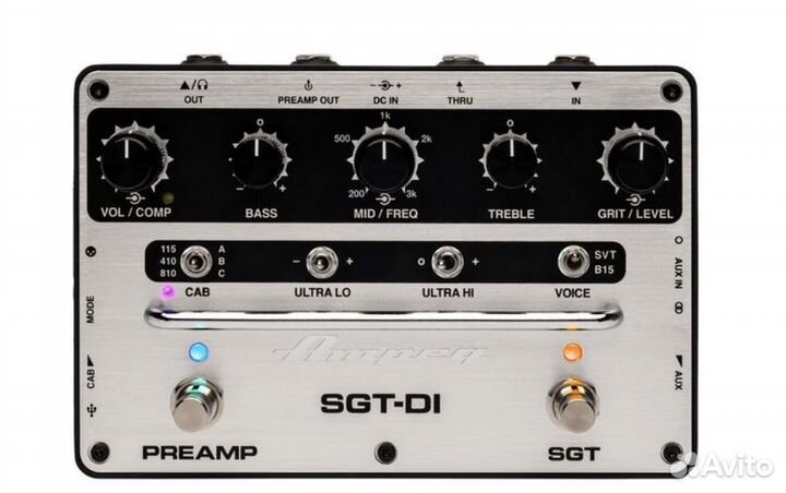 Бассовый преамп Ampeg SGT-DI