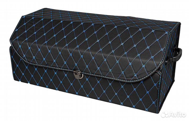 Кофр 70-30-30 черный/нить синяя