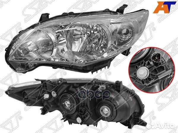 Фара toyota corolla 10-13 LH с электрокорректор