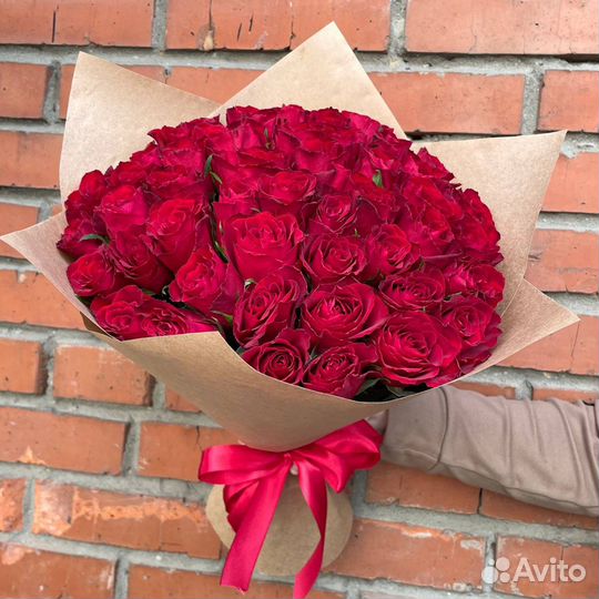 Букет из красных роз