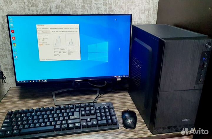 Intel i3 2100 / 8gb / ssd 128 / win10pro /Самс 19